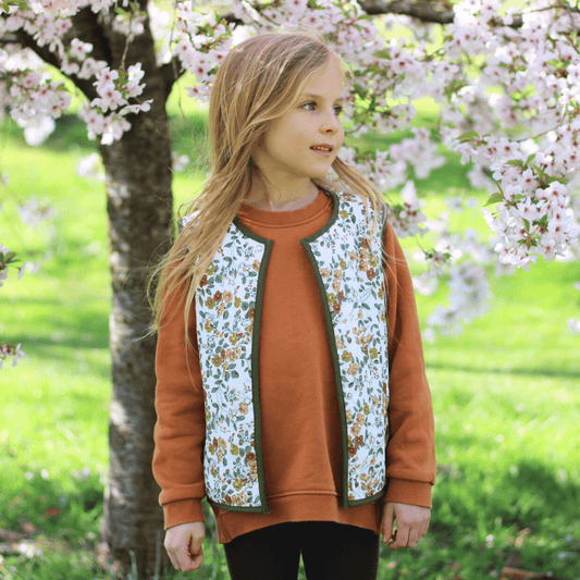 Kids Stylish Vest - Viola Cornuta