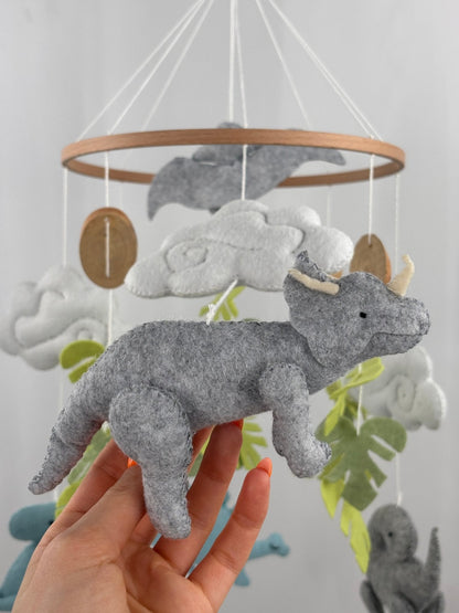 Little Dino Land Cot Mobile