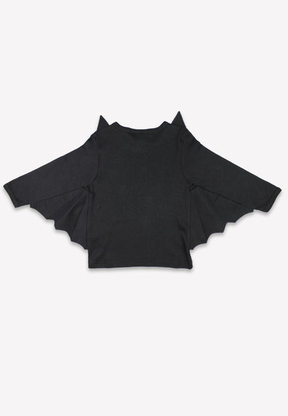 Organic Batwing T-Shirt & Mask Costume Set by Toby Tiger, GOTS-certified, vetted by KIDDYKIND