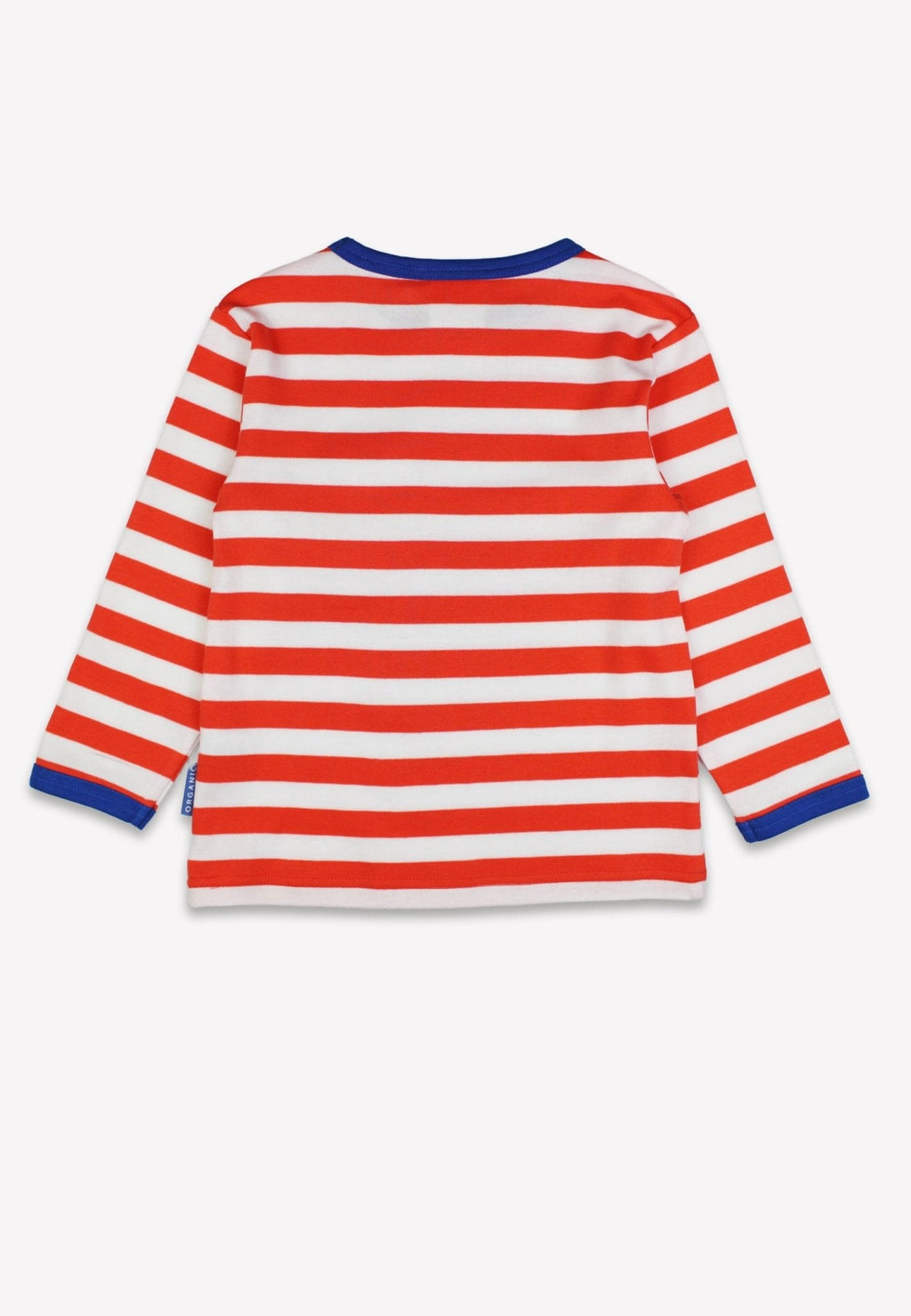 Organic Squirrel Pocket Applique Long Sleeved T-Shirt - Toby Tiger