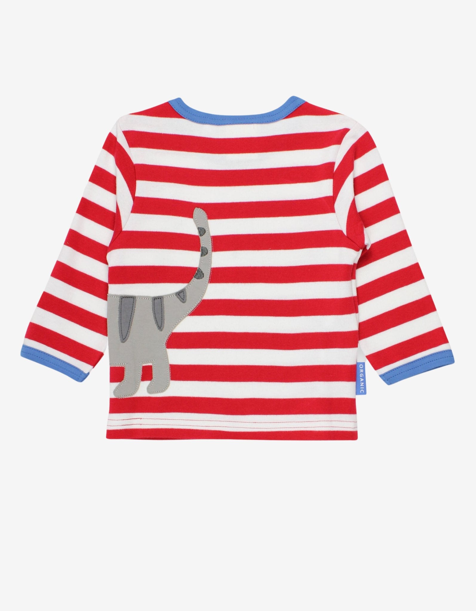 Organic Tabby Cat Applique T-Shirt - Toby Tiger UK Retail