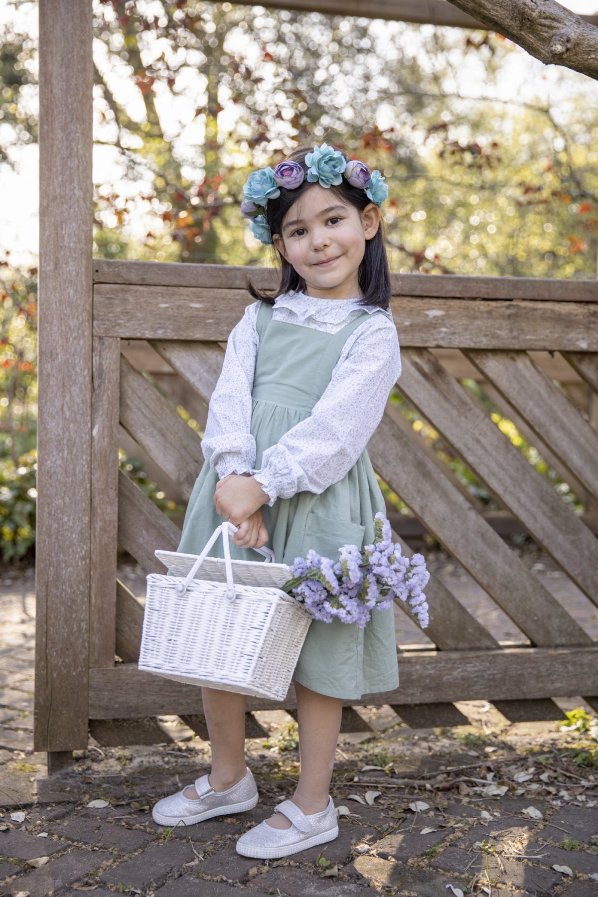 Margot Girl Pinafore Dress