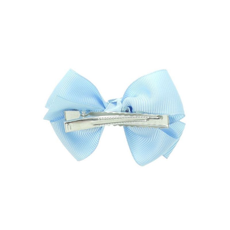 Medium Bow Clip - Baby Blue