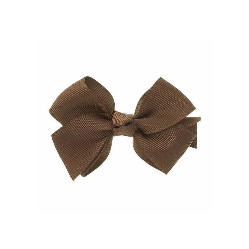 Medium Bow Clip - Brown by Beatrice and Bee, vetted by KIDDYKIND