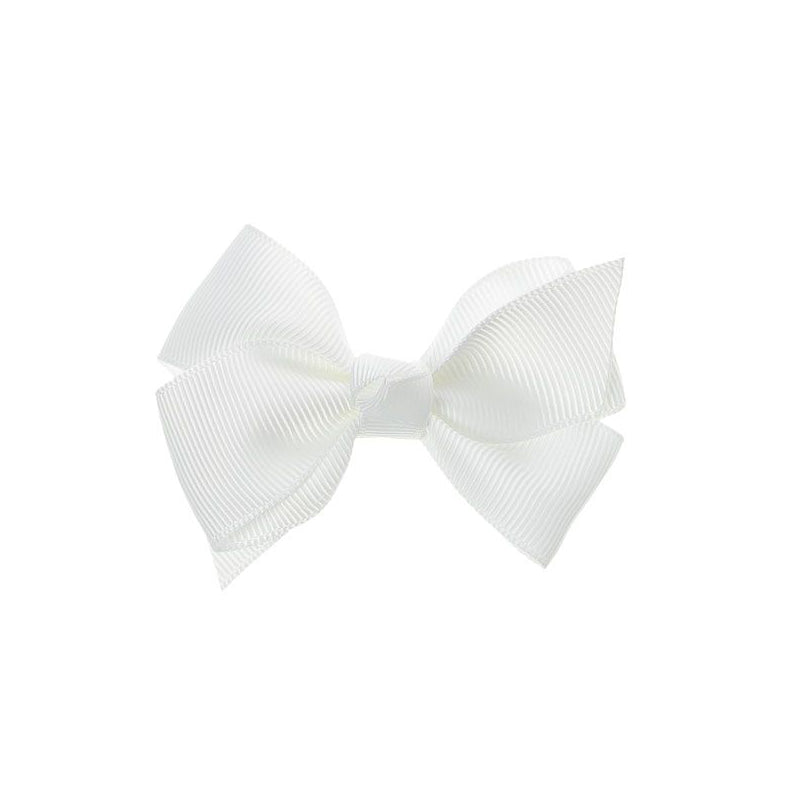 Medium Bow Clip - White