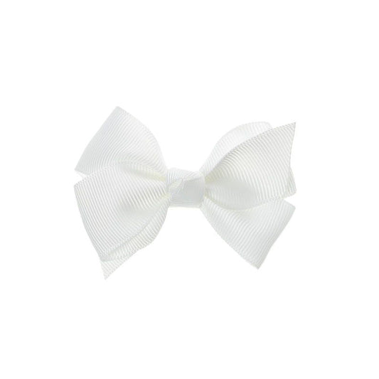 Medium Bow Clip - White by Beatrice and Bee, vetted by KIDDYKIND