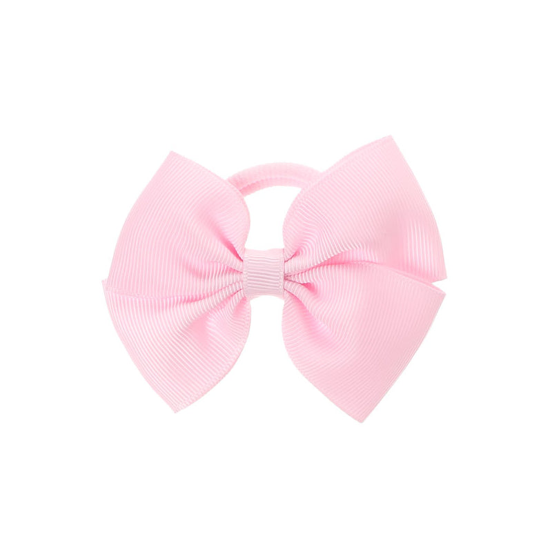 Medium Bow Hair Tie - Baby Pink