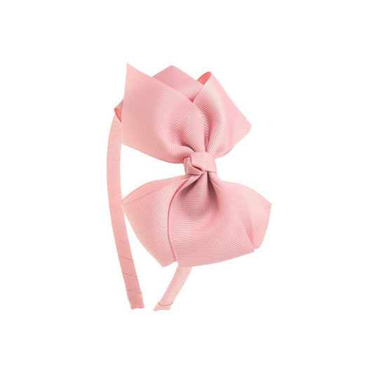 Big Bow Hairband - Dusty Pink by Beatrice and Bee, vetted by KIDDYKIND