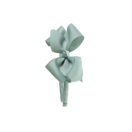 Big Bow Hairband - Grey by Beatrice and Bee, vetted by KIDDYKIND
