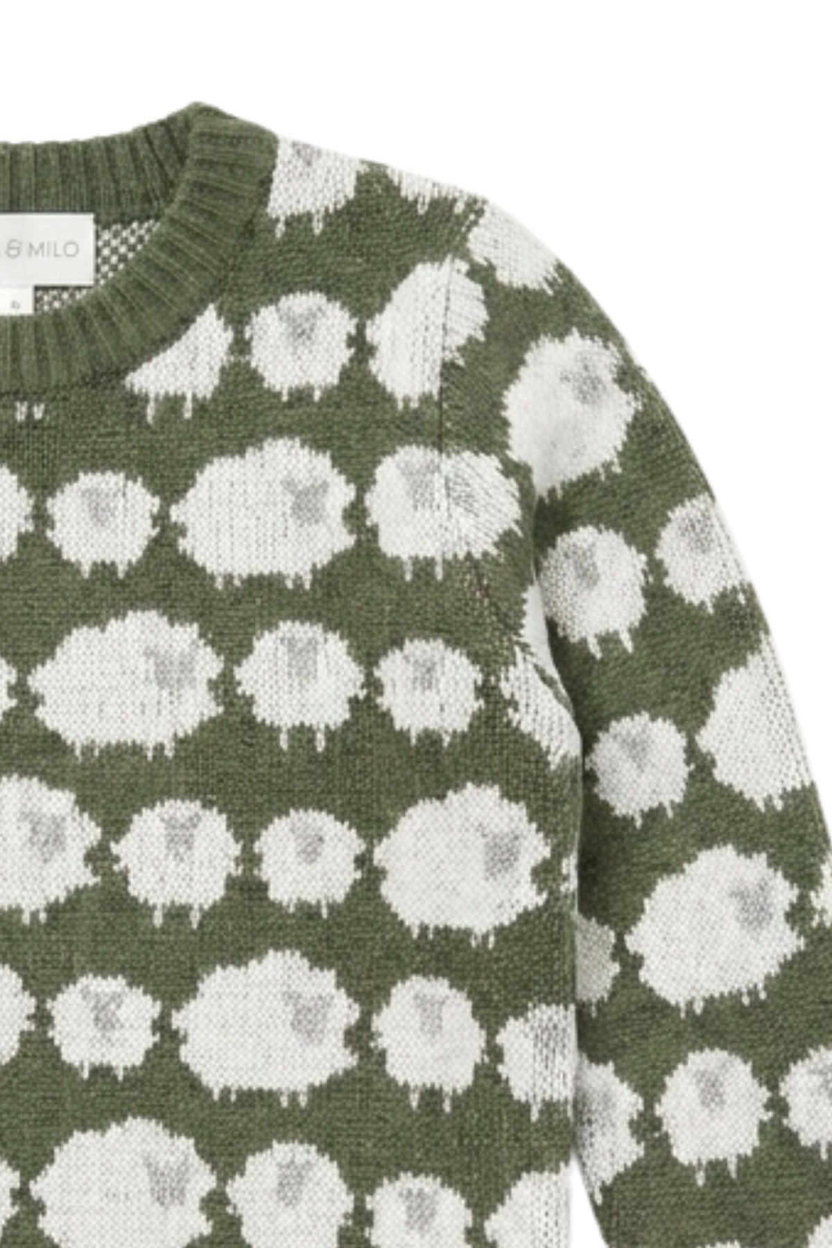 Flock of Sheep Jumper | Avocado