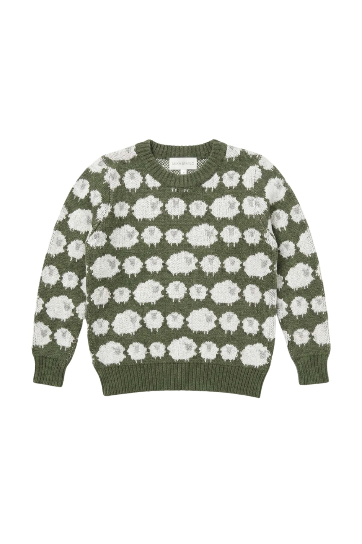 Flock of Sheep Jumper | Avocado