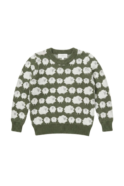 Flock of Sheep Jumper | Avocado