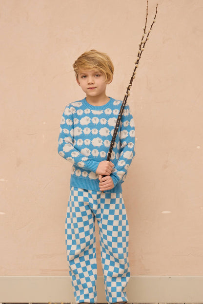 Flock of Sheep Jumper | Iceland Blue