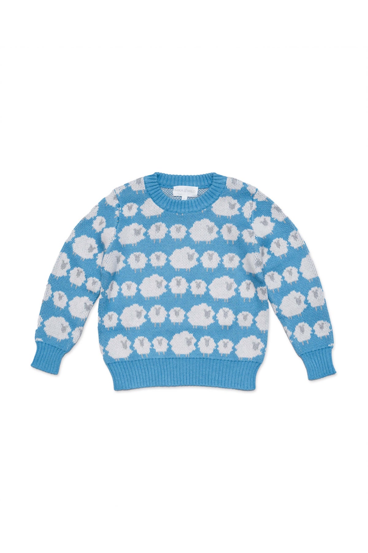 Flock of Sheep Jumper | Iceland Blue