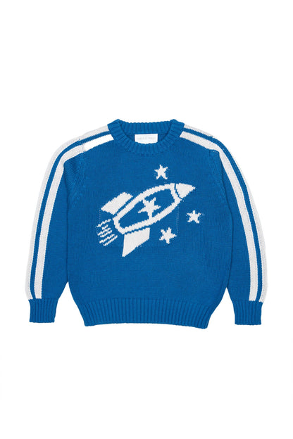 Striped Rocket Jumper | Cobalt