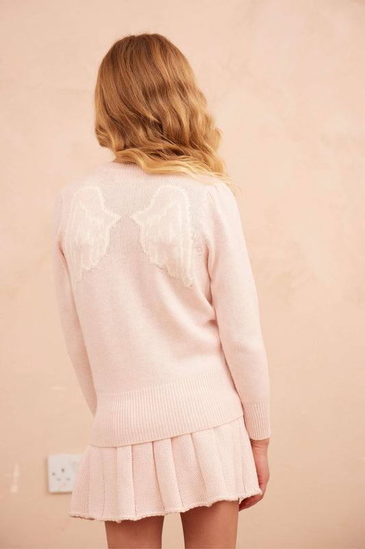 Angel Wings Jumper | Blush