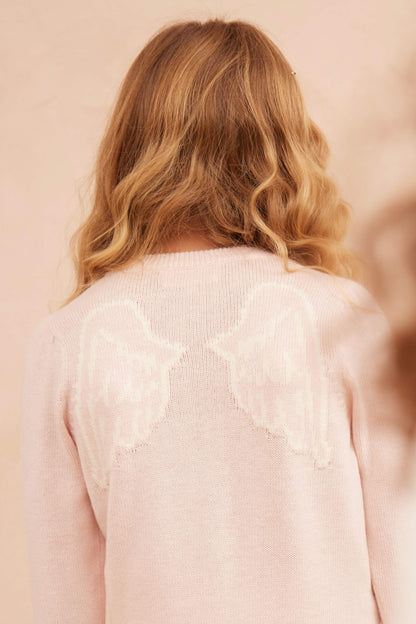 Angel Wings Jumper | Blush