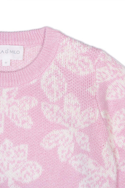 Chestnut Leaves Jumper | Bubble Gum