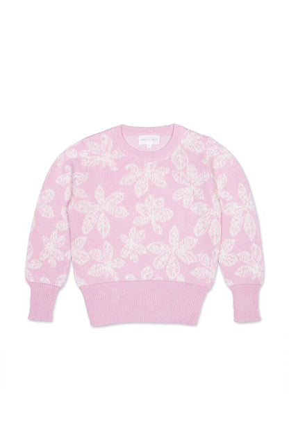 Chestnut Leaves Jumper | Bubble Gum