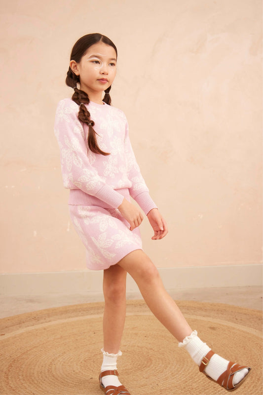 Chestnut Leaves Skirt | Bubble Gum