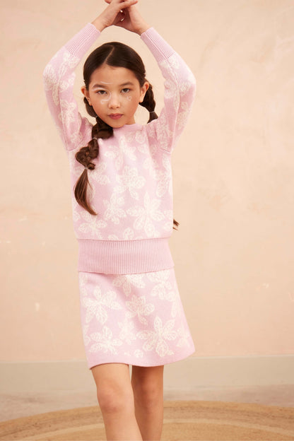Chestnut Leaves Skirt | Bubble Gum