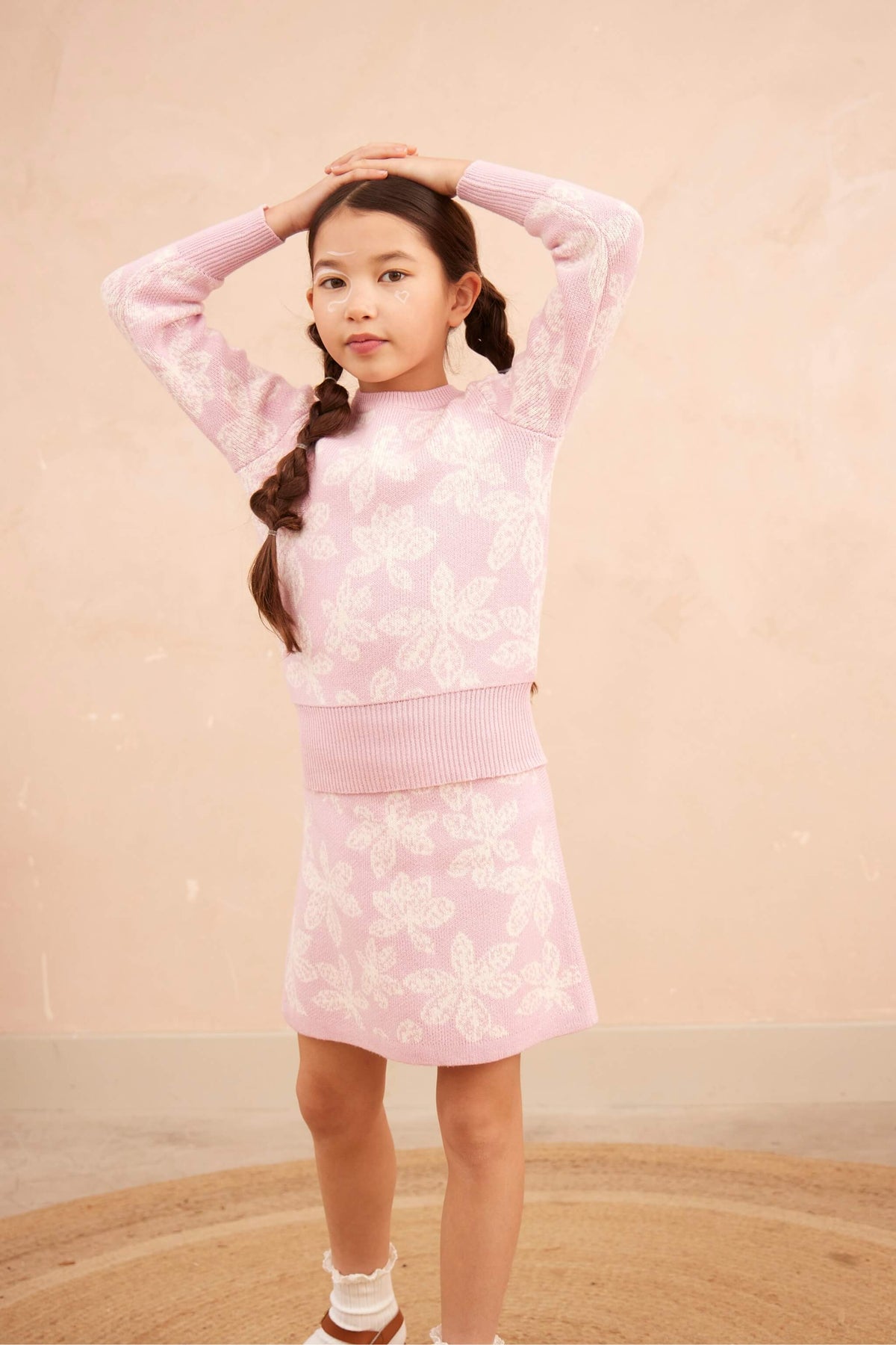 Chestnut Leaves Skirt | Bubble Gum