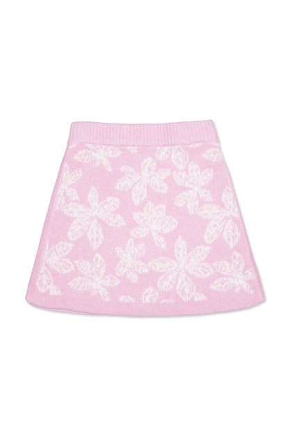 Chestnut Leaves Skirt | Bubble Gum