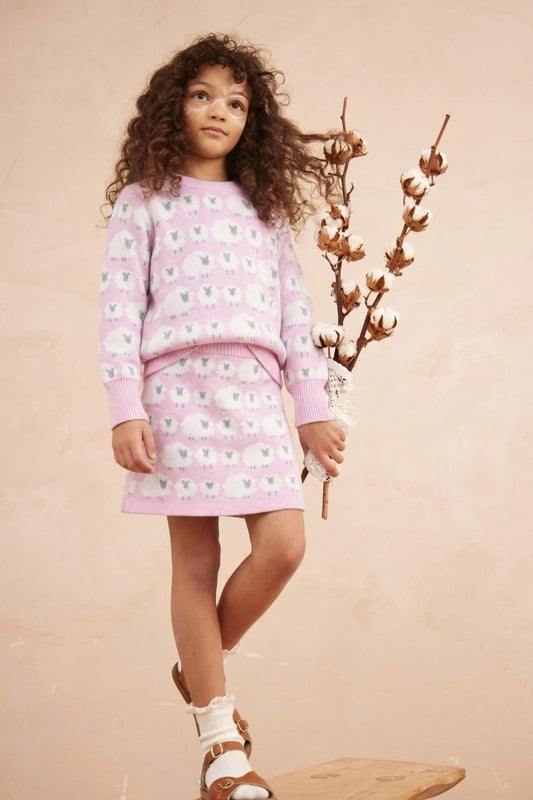 Little Bo Peep Jumper | Bubble Gum