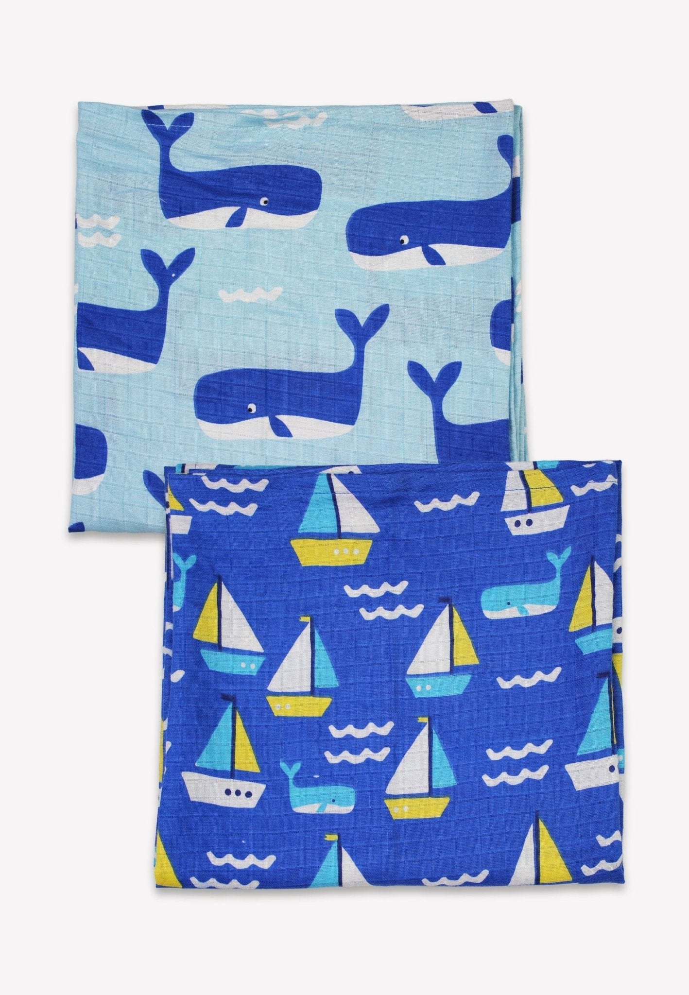 Organic St Ives Print 2 Pack Muslins | organic cotton kids pyjamas UK