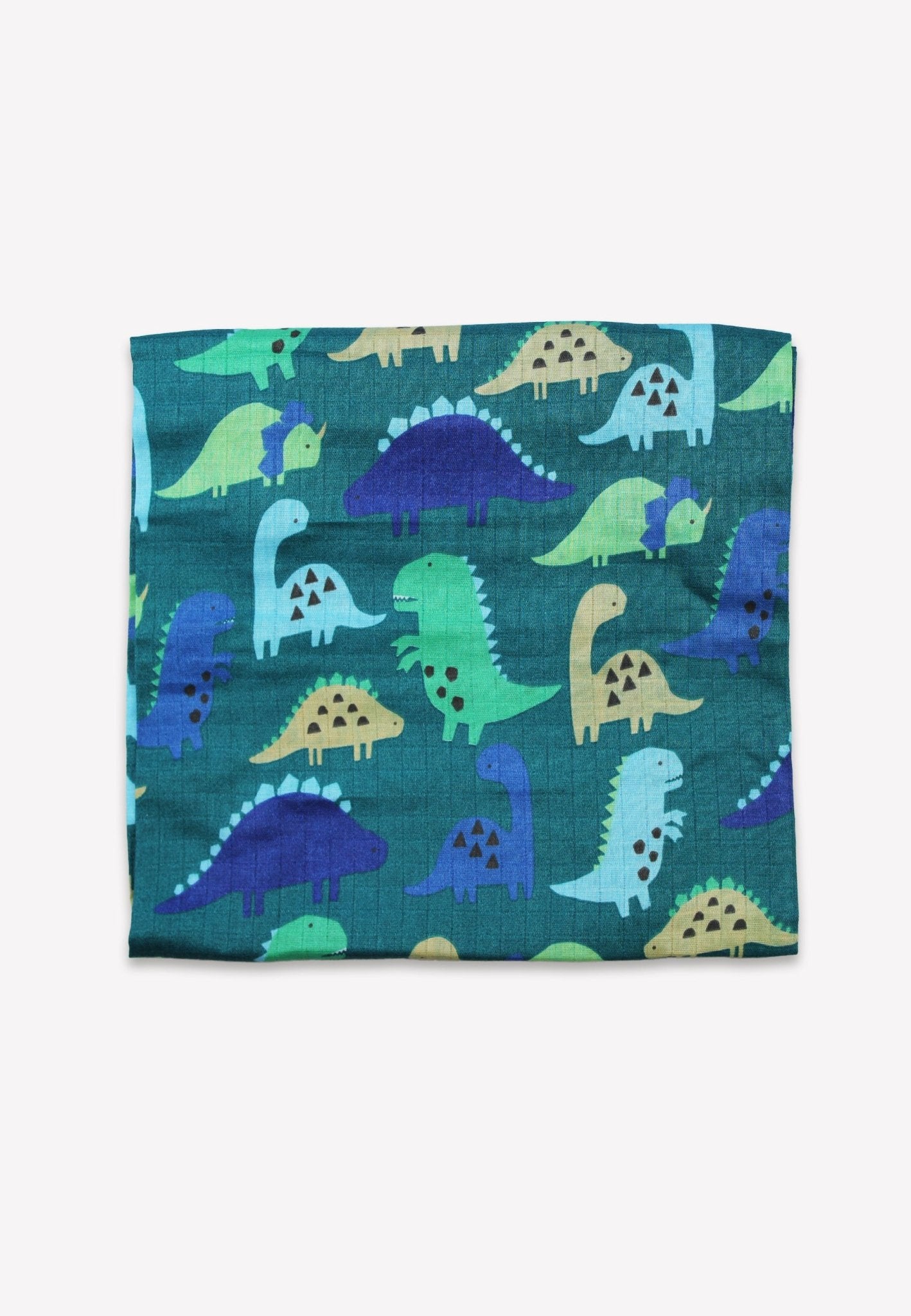 Organic Tonal Dinosaur Muslin 2-Pack | organic baby sleepwear UK — KIDDYKIND
