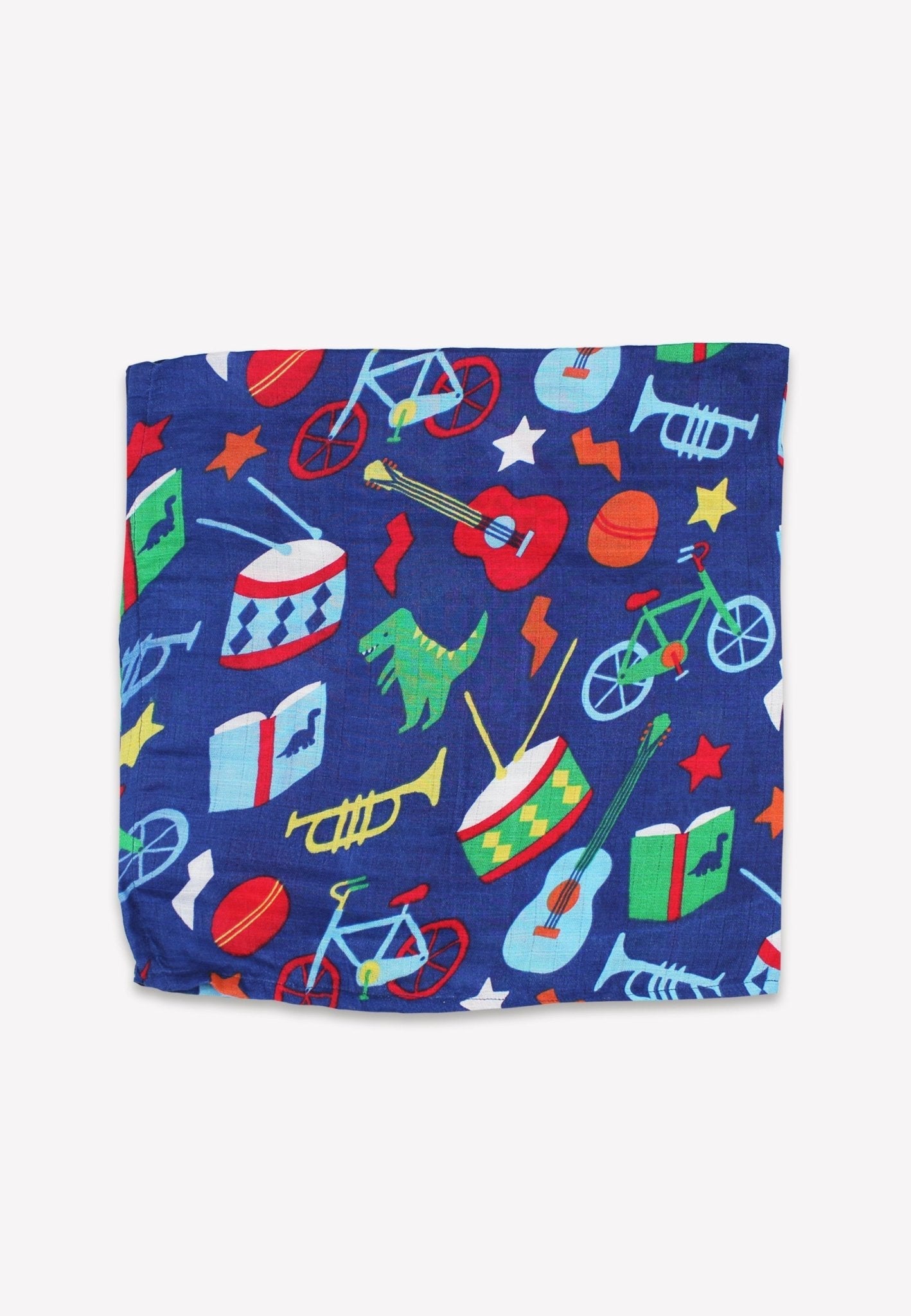 Organic Toys Print 2 - Pack Muslin - Toby Tiger