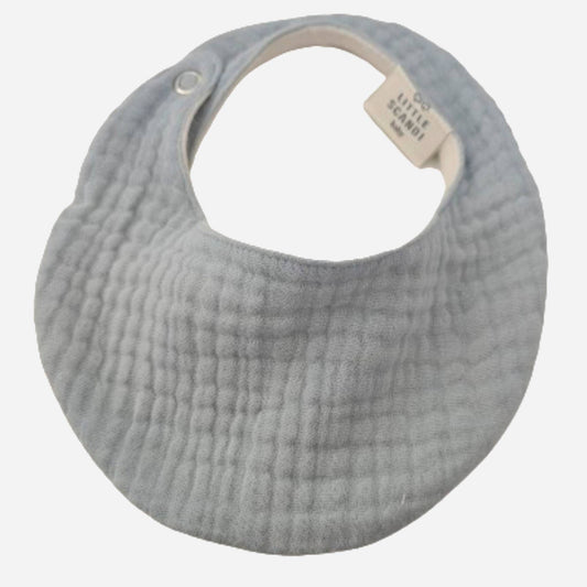 Mohair Soft Blue Waterproof Bib