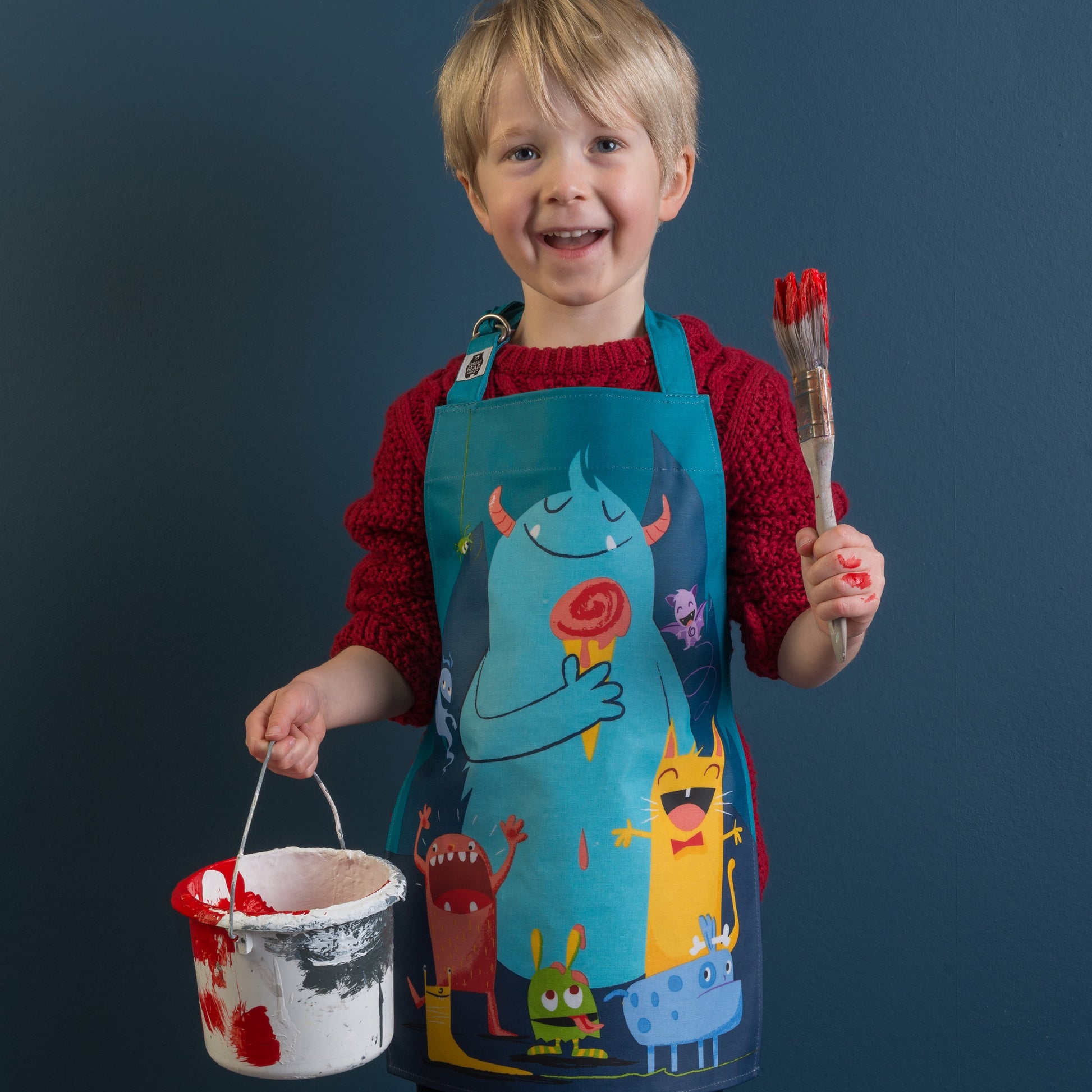 The Scruffles Apron by ThreadBeardesign, vetted by KIDDYKIND