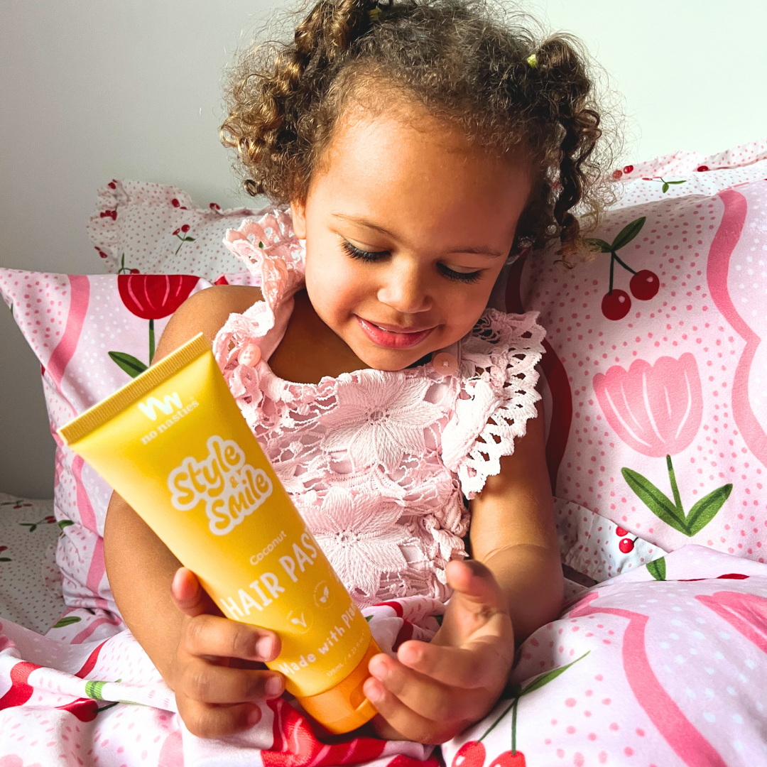 Plant-Based Kids Hair Paste – Coconut & Lime, 125ml