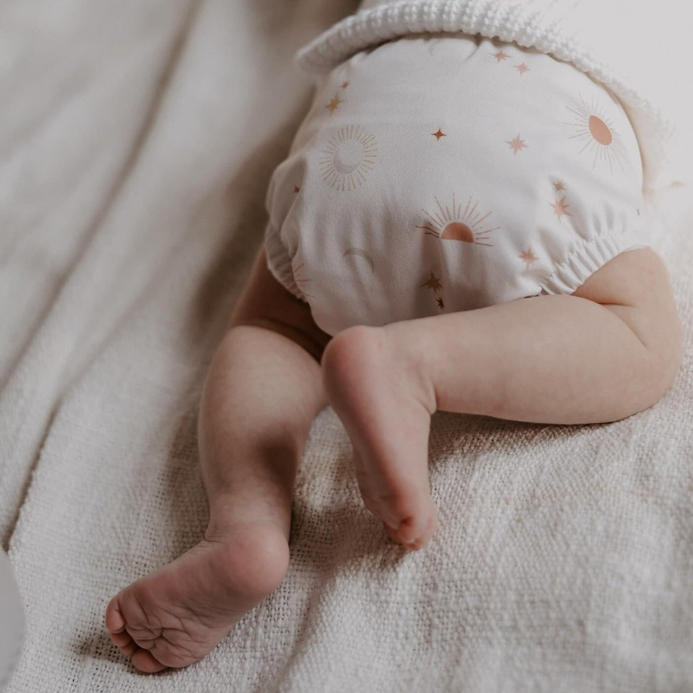 Newborn Reusable Cloth Nappy - Celestial