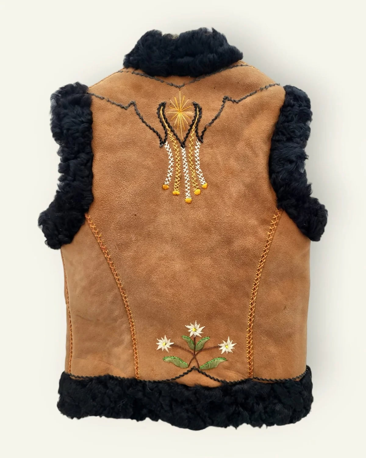 Leather & Lambskin Kid's Gillet - Nikil