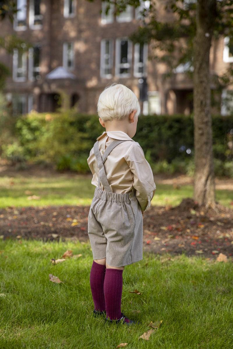 Oliver Baby Boy Shirt - Beige