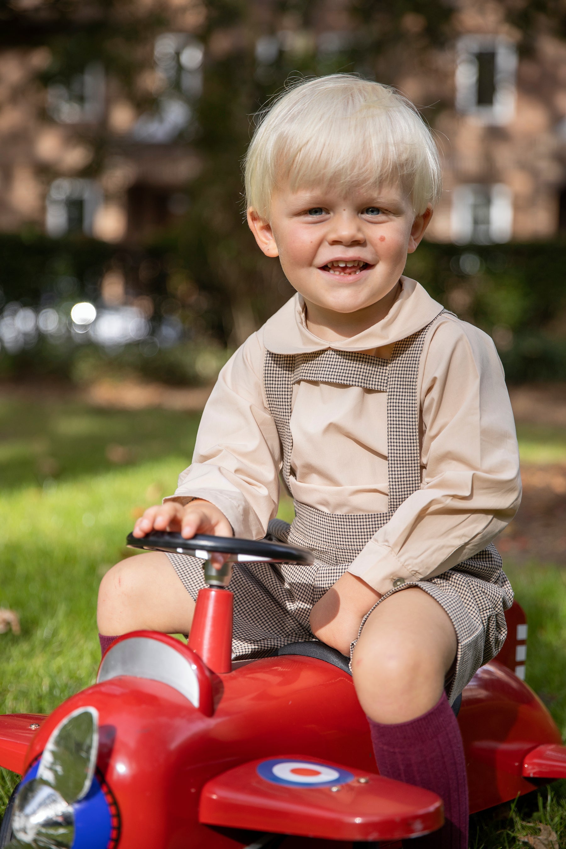 Oliver Baby Boy Shirt - Beige