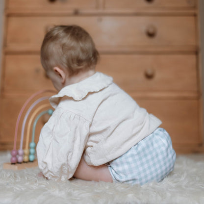 One Size All-In-One Reusable Cloth Nappy - Sage Gingham