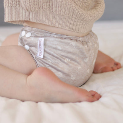 One Size Reusable Cloth Nappy Wrap - Celestial