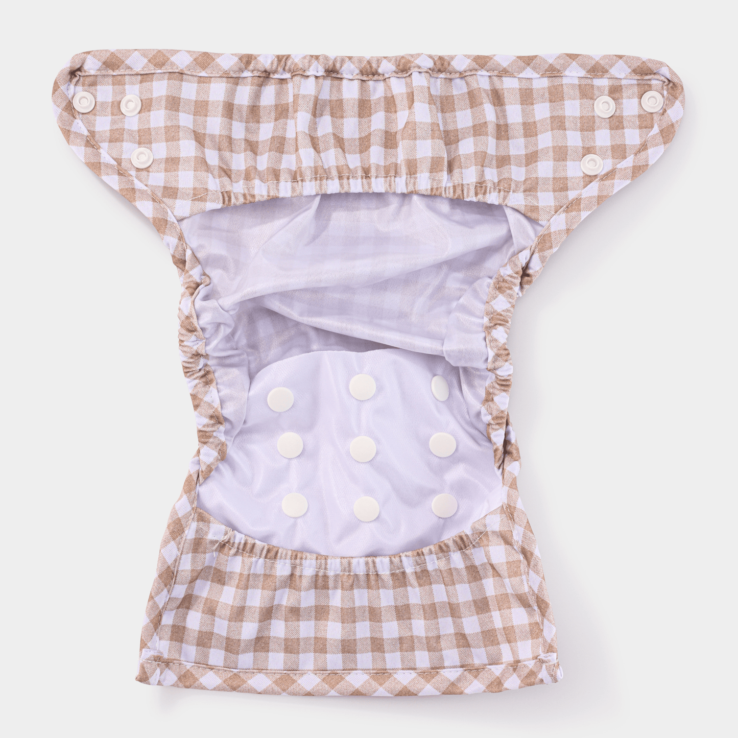 One Size Reusable Cloth Nappy Wrap - Coconut Milk
