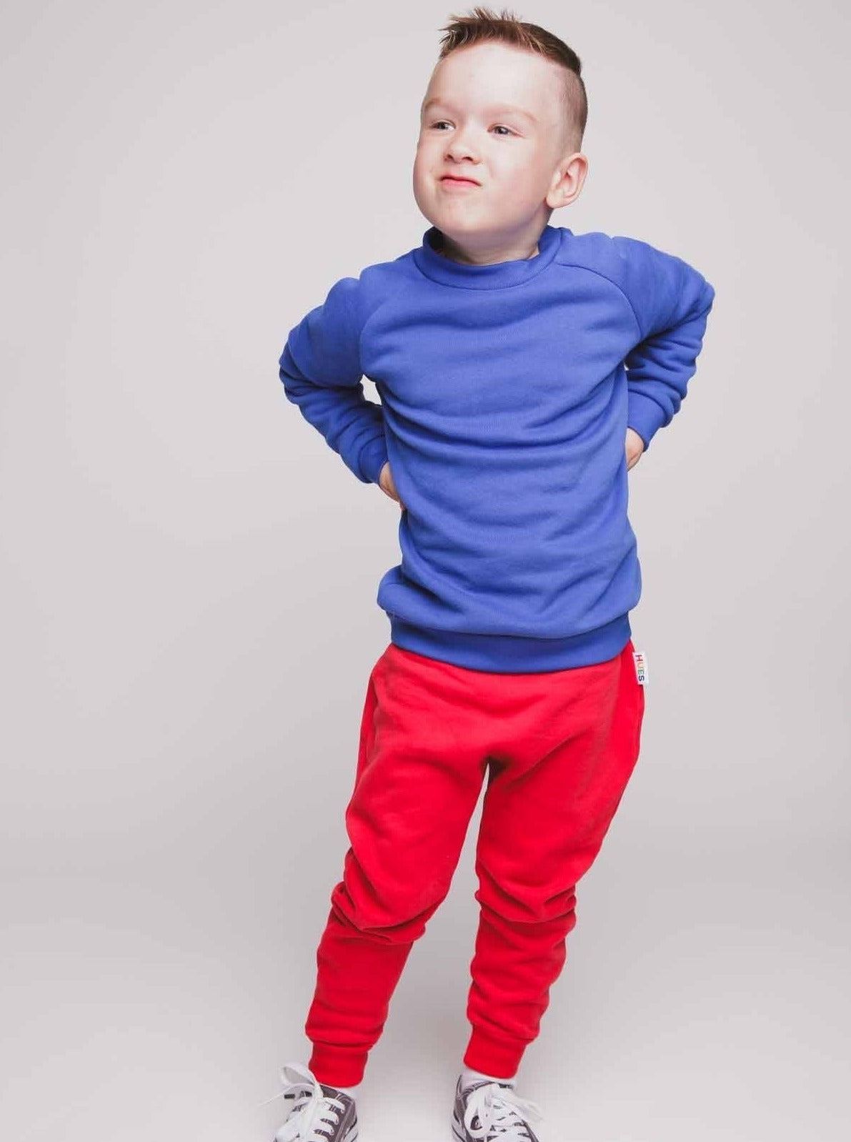 Red - Ultra - Soft and Comfy Kids Joggers - Hues Clothing - UK