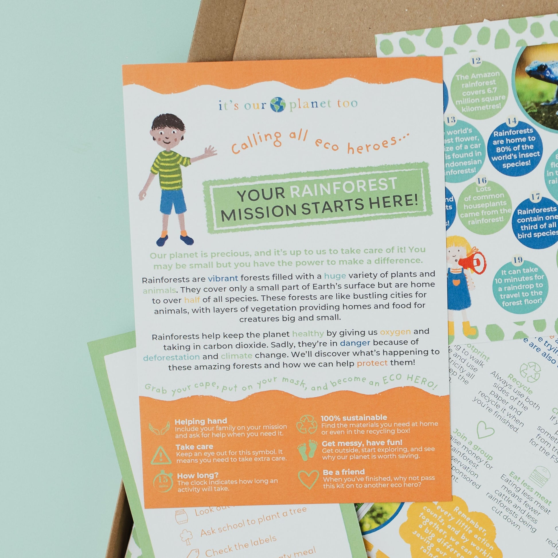TOTALLY TROPICAL RAINFORESTS - Children’s eco activity kit (Age 5+) — Montessori wooden toy UK | KIDDYKIND