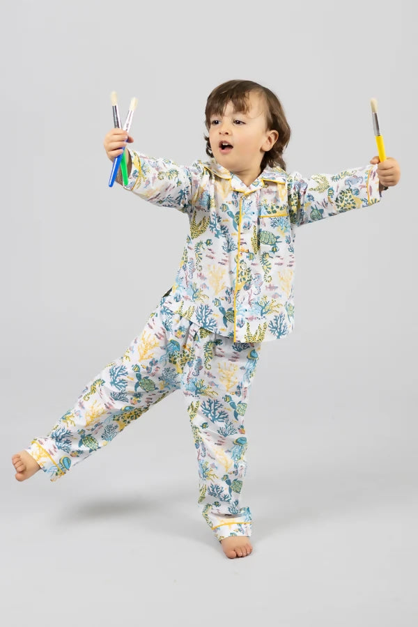 organic cotton kids pyjamas, award winning kids organic pyjamas Kutti Lulu
