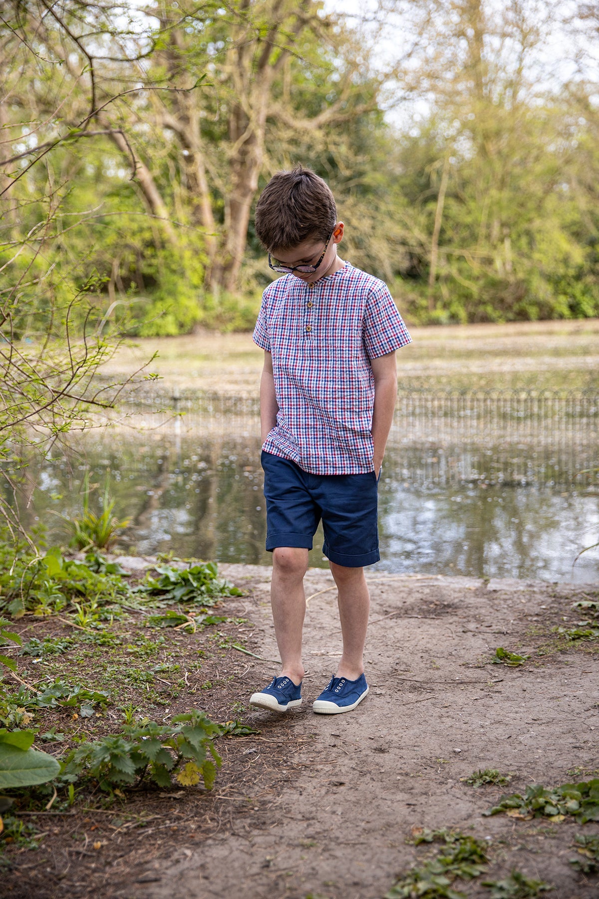 Paul Boy Shorts - Navy