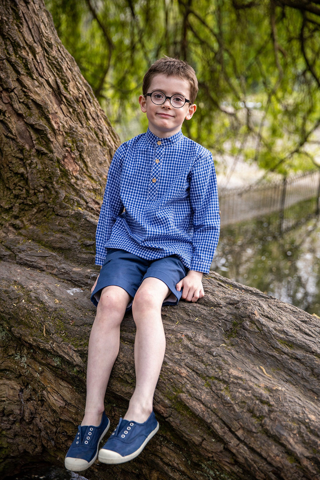 Paul Boy Shorts - Navy