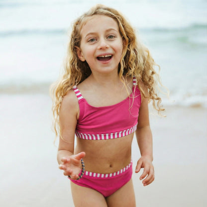 Tween Bikini - Neon Pink by Pure Earth Collection, vetted by KIDDYKIND
