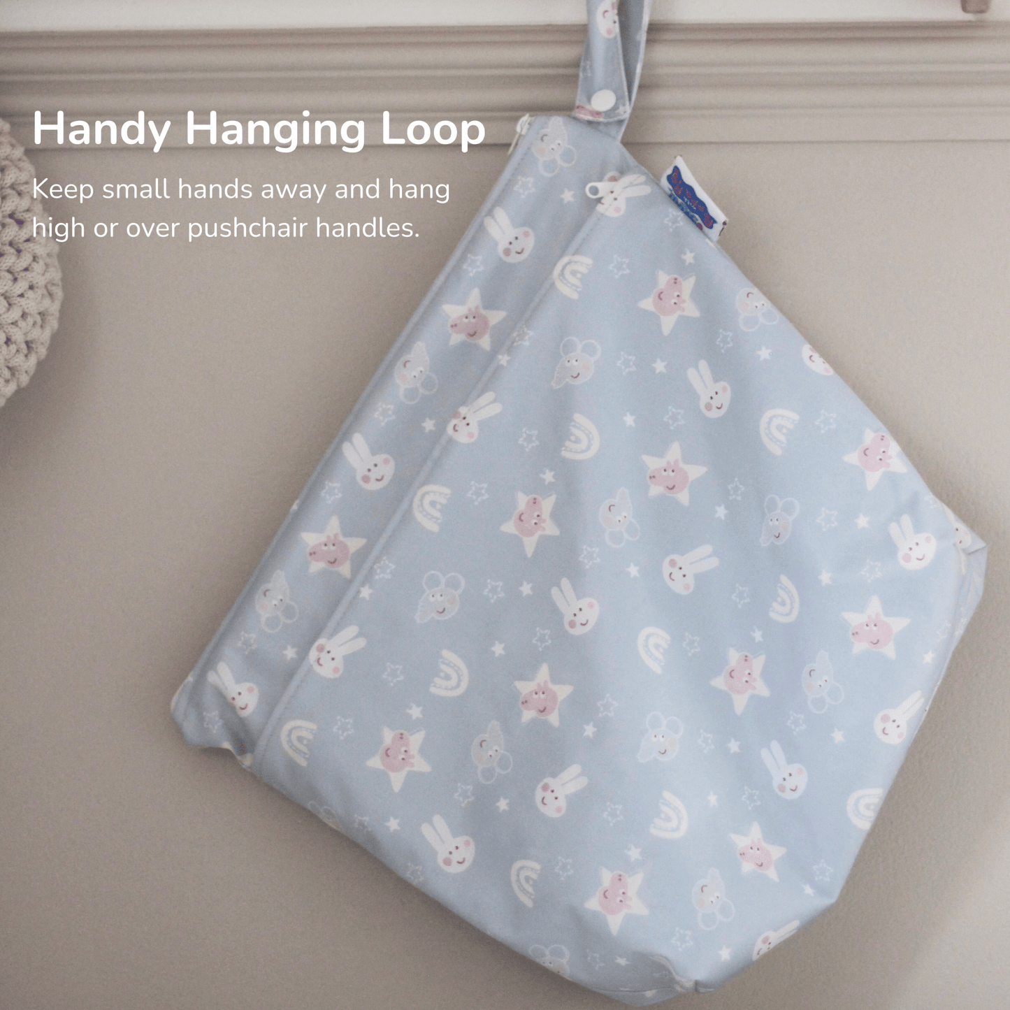 Peppa Pig Grab & Go Nappy Wet Bag - Peppa Floral