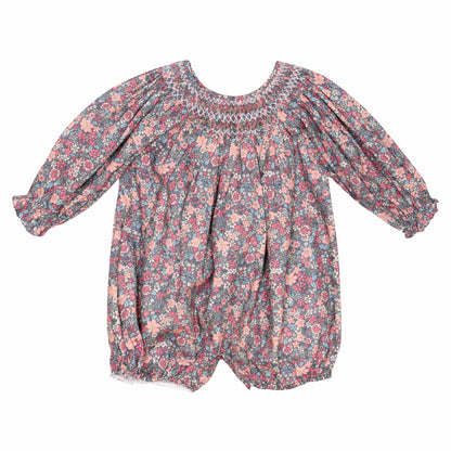 Pippa Handsmocked Baby Girl Playsuit