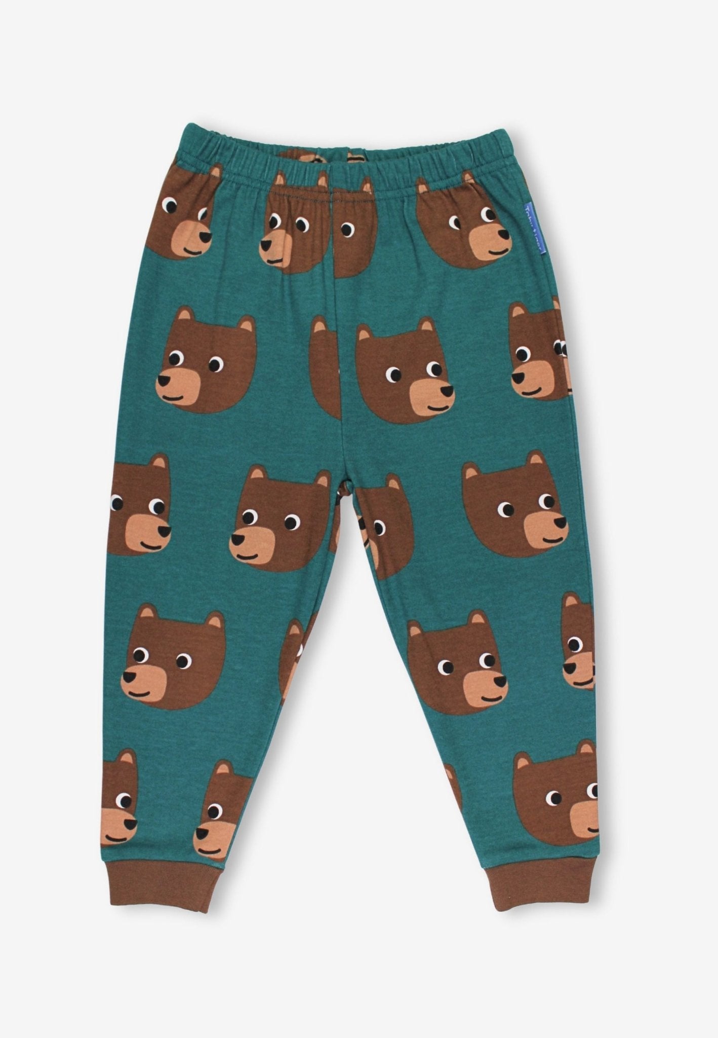 Organic Brown Bear Print Pyjamas